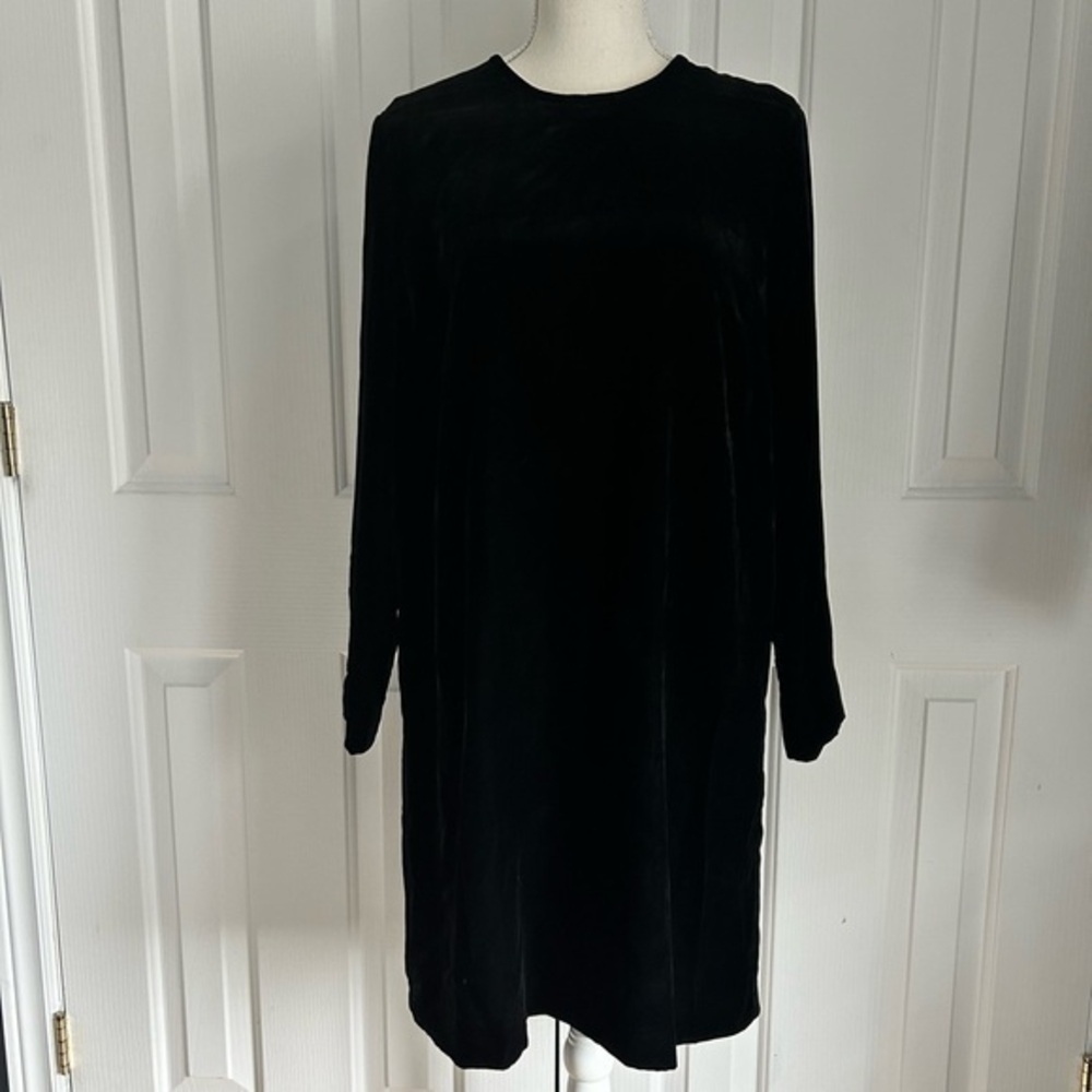 NWT MARIMEKKO, Black Velvet, Midi Dress, Size 36 - Picture 1 of 4